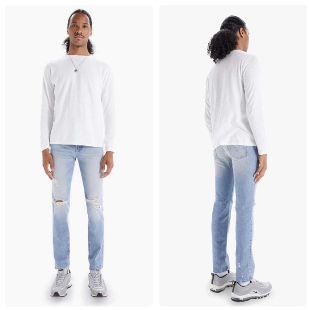 Mother Jeans The Neat Double Cuff Ankle in Mercy Mens Size 31 x‎ 31 designer